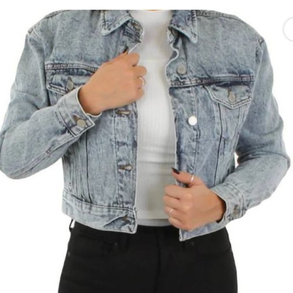 Avec Les Filles Acid Wash Jean Jacket - Picture 2 of 15
